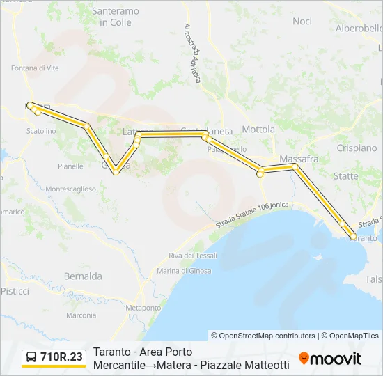 710R.23 Bus Line Map