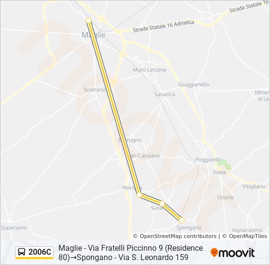 2006C bus Line Map