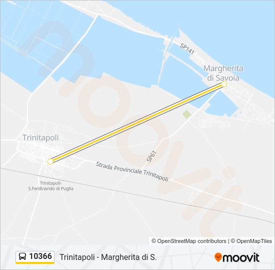 10366 Bus Line Map