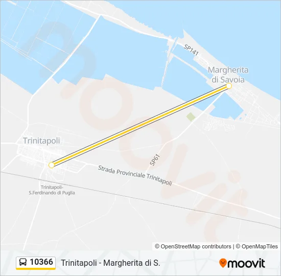 10366 Bus Line Map