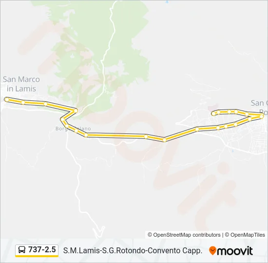 737-2.5 Bus Line Map