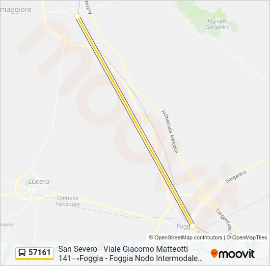 57161 Bus Line Map