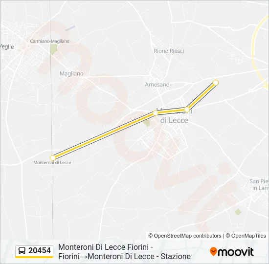 20454 Bus Line Map