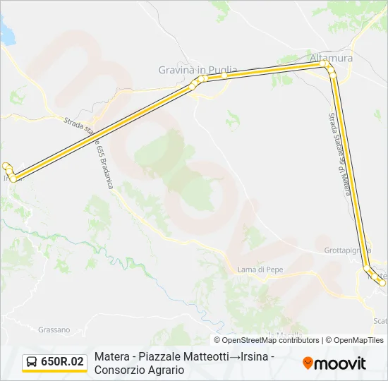 650R.02 Bus Line Map