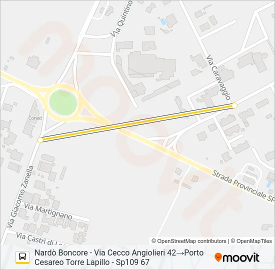 2108 - 2 Bus Line Map