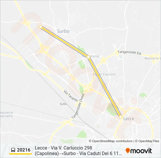 20216 Bus Line Map
