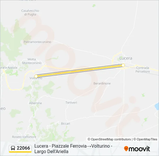 22066 Bus Line Map