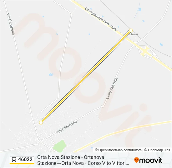46022 Bus Line Map