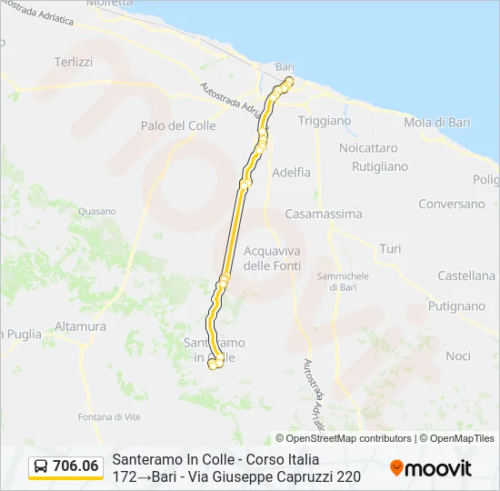 706.06 Bus Line Map