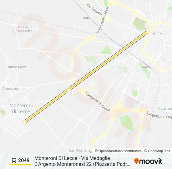 2049 Bus Line Map