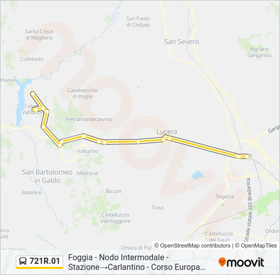 721R.01 Bus Line Map