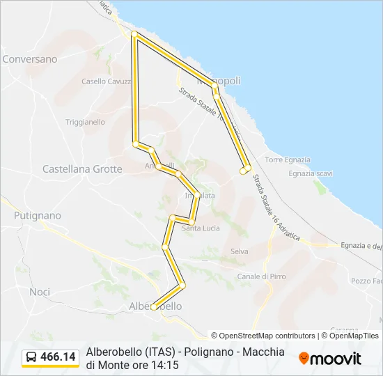 466.14 Bus Line Map