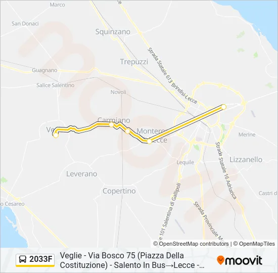 2033F Bus Line Map