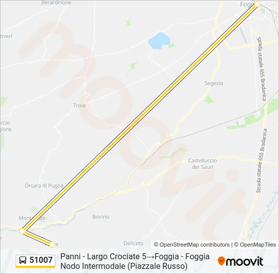 51007 Bus Line Map