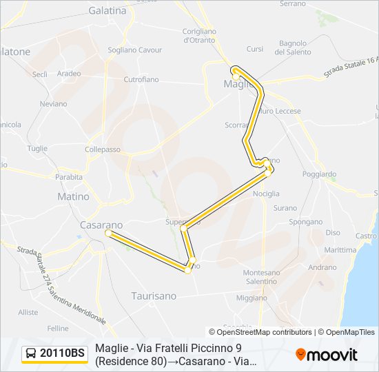 20110BS bus Line Map