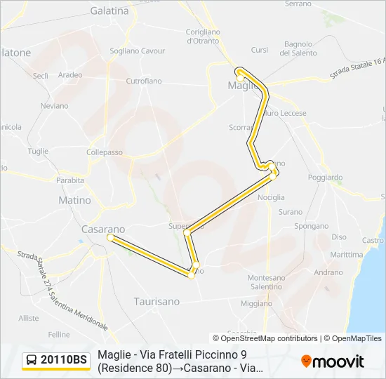 20110BS Bus Line Map