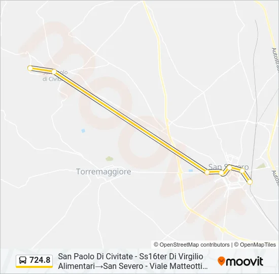 724.8 Bus Line Map
