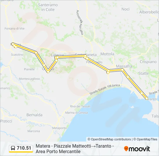 710.51 Bus Line Map