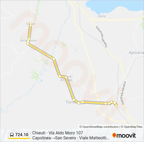 724.10 Bus Line Map