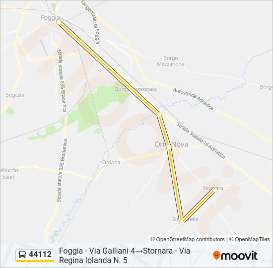 44112 Bus Line Map