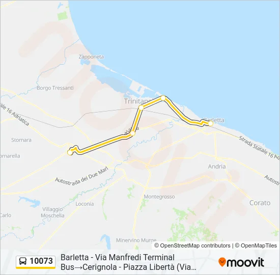 10073 Bus Line Map