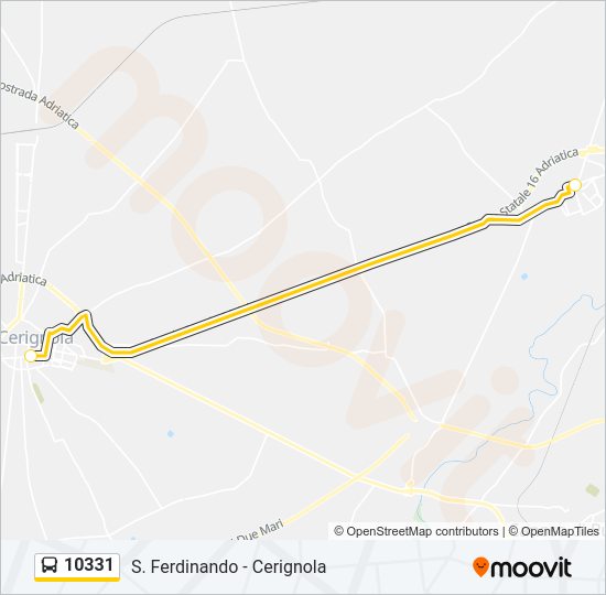 10331 Bus Line Map