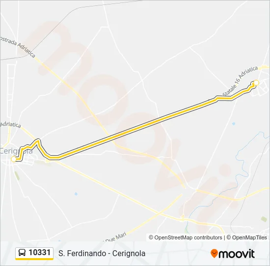 10331 Bus Line Map