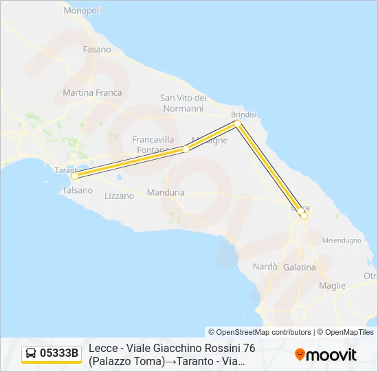 05333B Bus Line Map