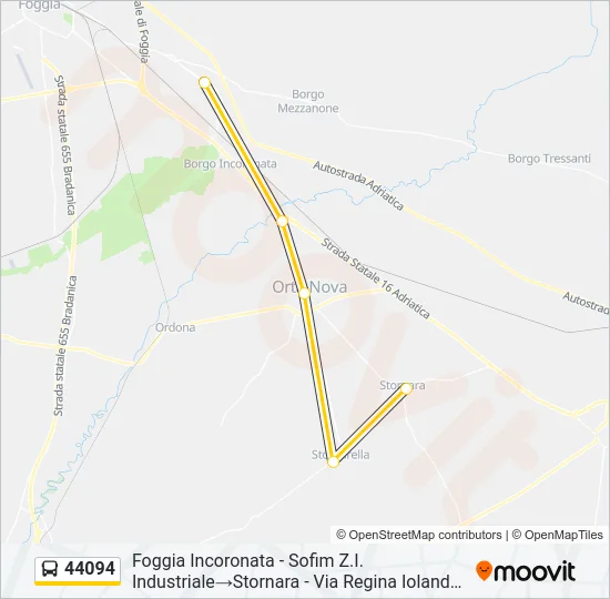 44094 Bus Line Map