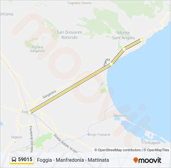 59015 Bus Line Map