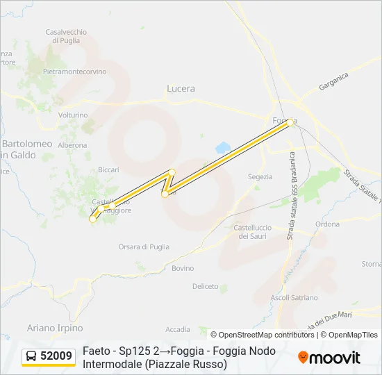52009 Bus Line Map