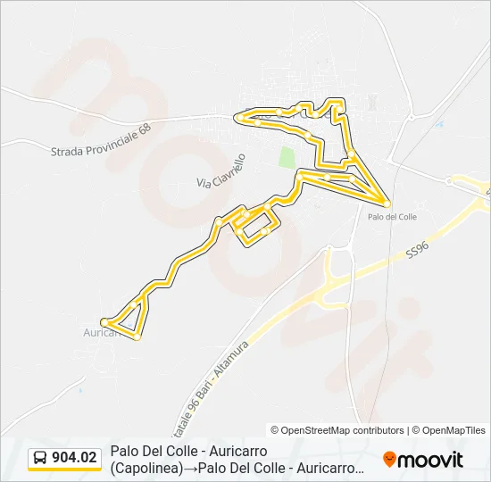 904.02 Bus Line Map