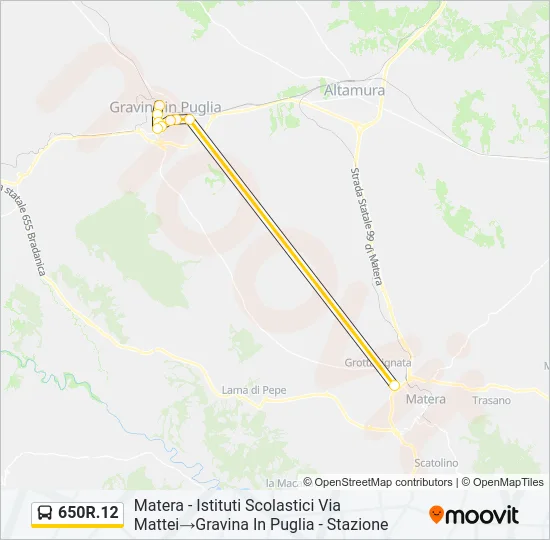 650R.12 Bus Line Map