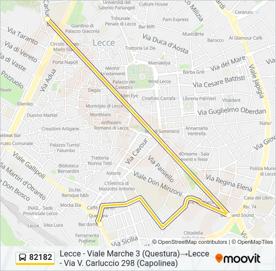 82182 Bus Line Map