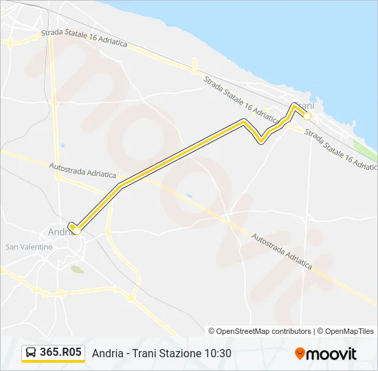 365.R05 Bus Line Map