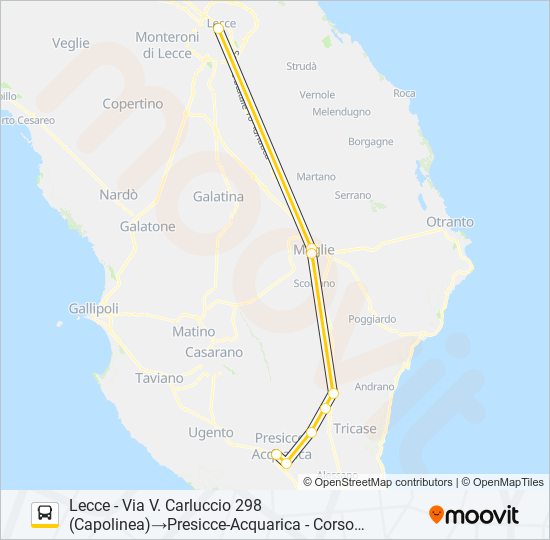 532-2216 bus Line Map