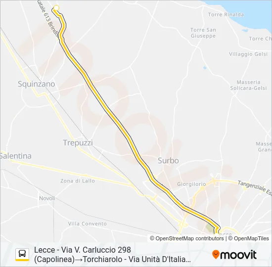 2068A - 2 Bus Line Map