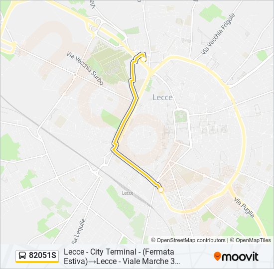 82051S bus Line Map