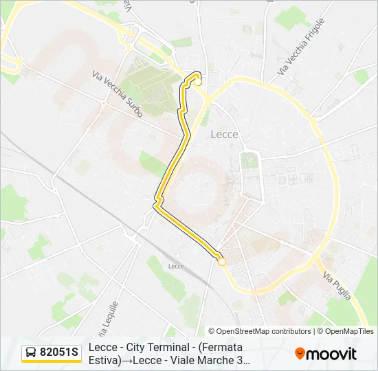 82051S Bus Line Map