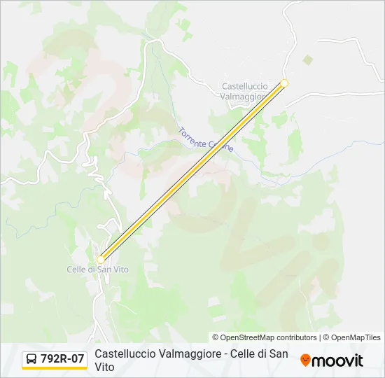 792R-07 Bus Line Map