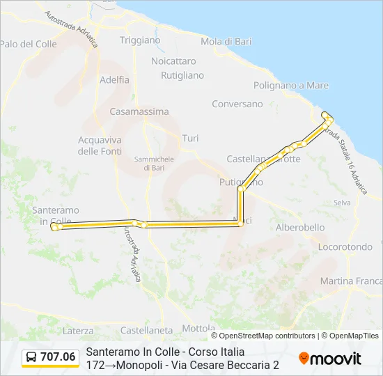 707.06 Bus Line Map