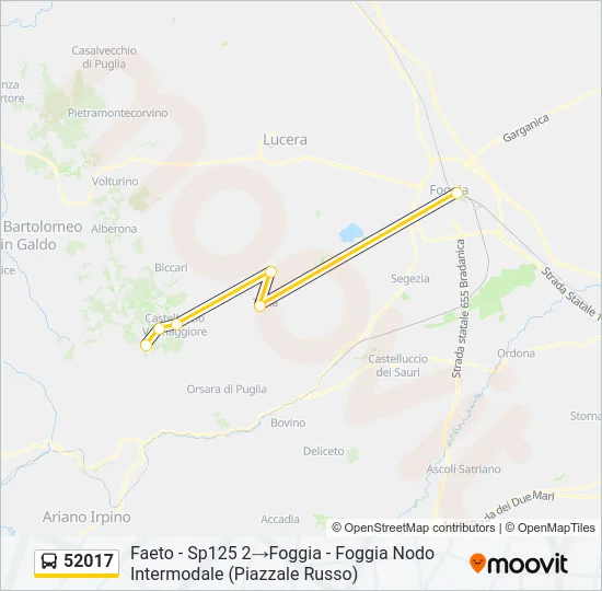 52017 Bus Line Map