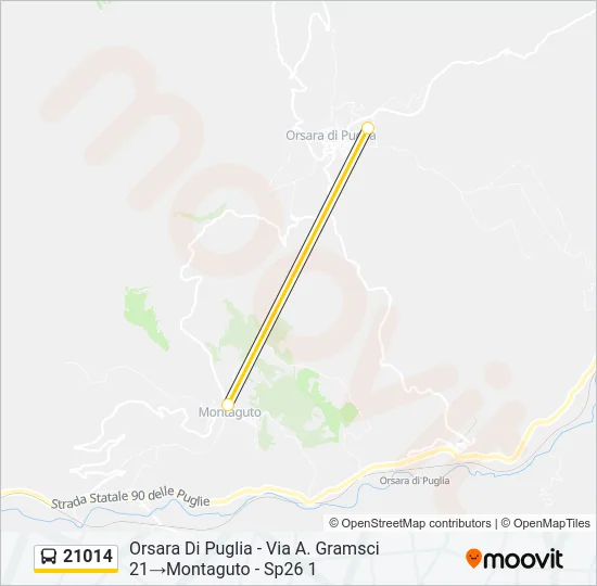 21014 Bus Line Map