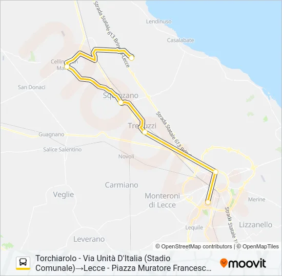 20513 - 2 Bus Line Map