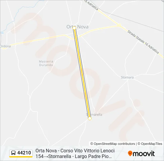 44210 Bus Line Map