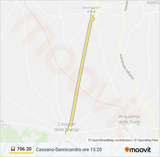 706.20 Bus Line Map