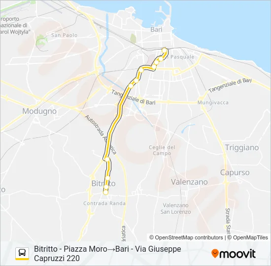 706.08BIS.08 Bus Line Map