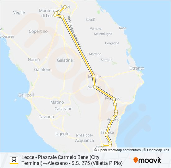 670R SERALE bus Line Map