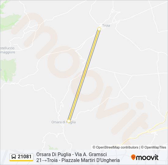 21081 Bus Line Map