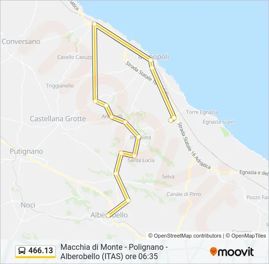 466.13 Bus Line Map
